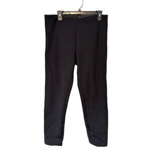 SHAN Size 14 Stretch Quiet Luxury Legging Black Plus Skinny Ankle Work Pants